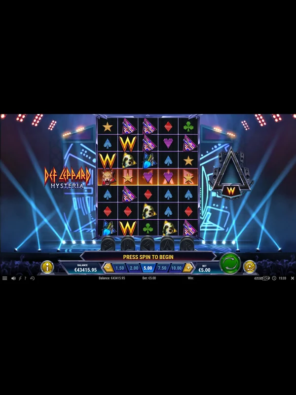 Def Leppard Hysteria pokie