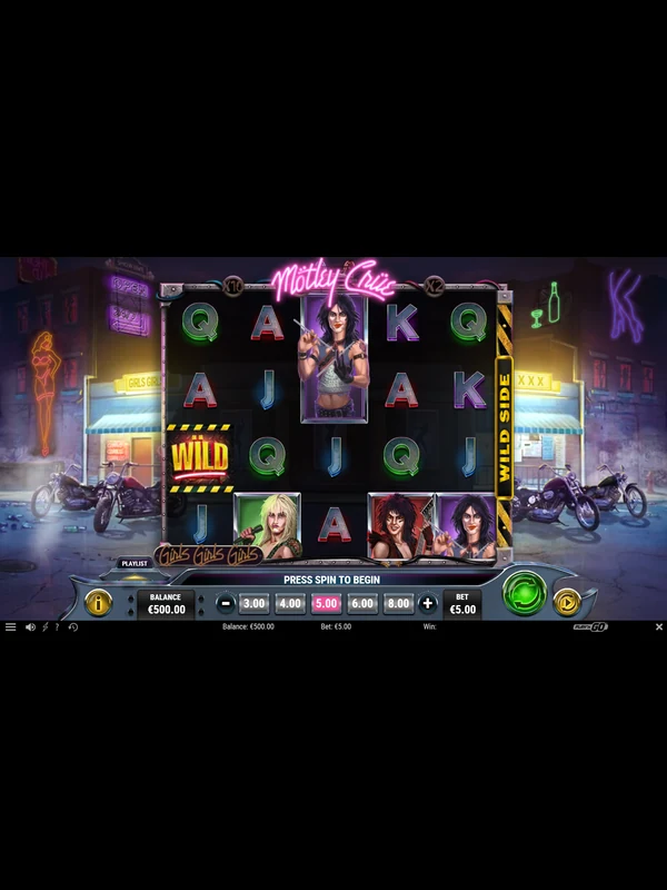Mötley Crüe pokie